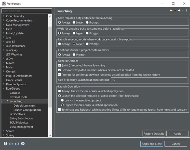 eclipse autosave