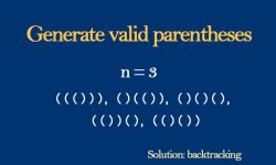 generate valid parentheses