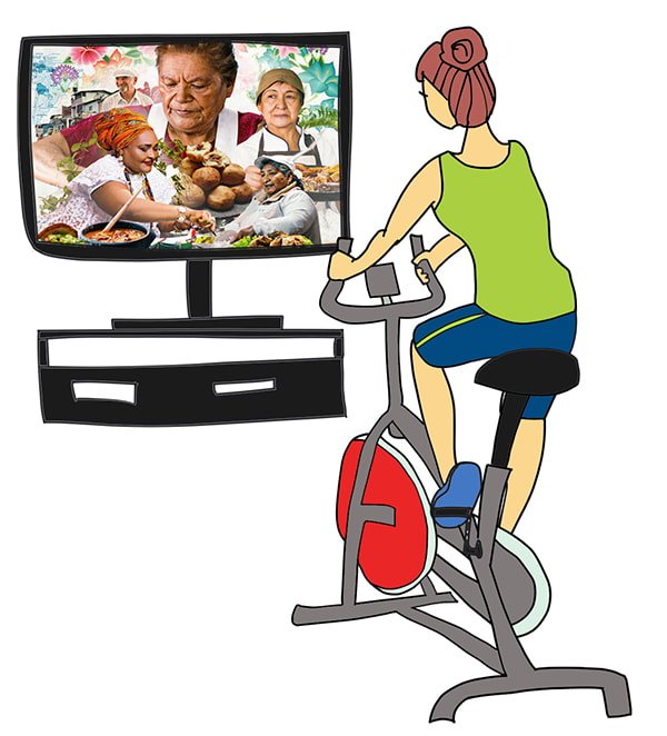 biking
