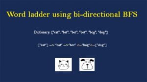 word ladder bidirectional bfs