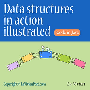 Data structures illustrated java book cover