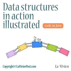 Data structures illustrated java book cover