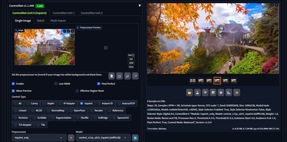 outpainting controlnet
