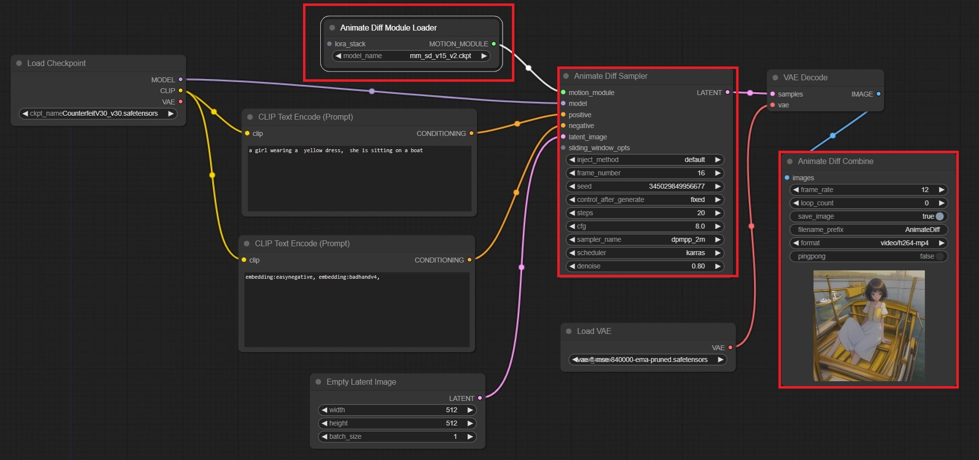 Install animateddiff