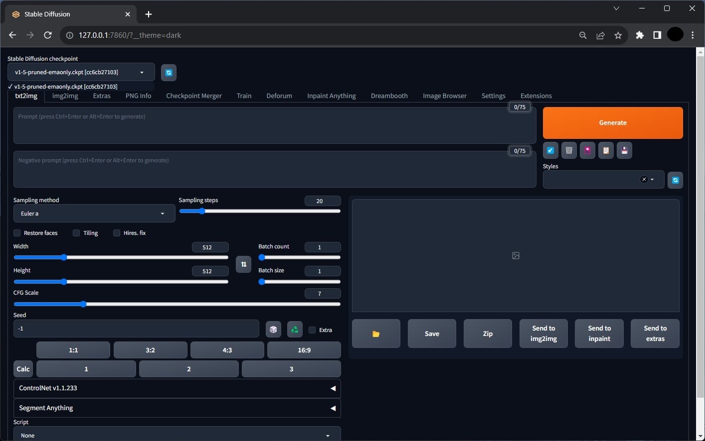 stable diffusion webui