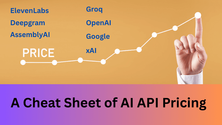 A Cheat Sheet of AI Agent API Pricing Comparison