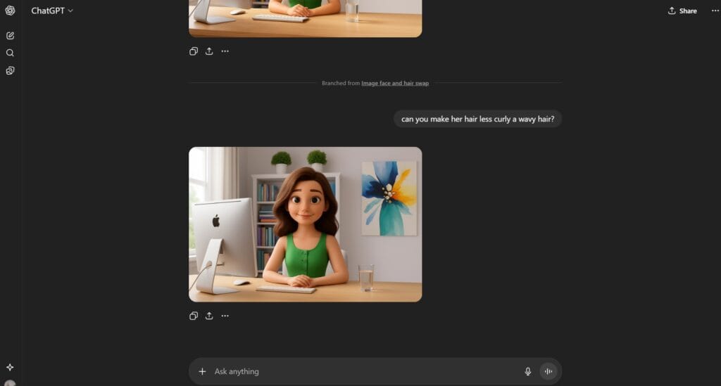 chatgpt generates avatar